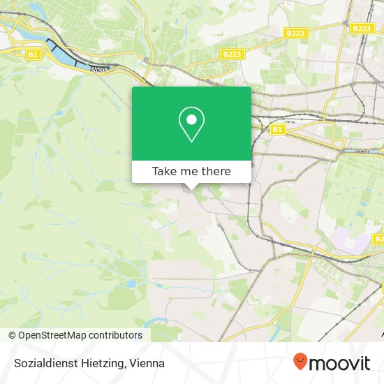 Sozialdienst Hietzing map