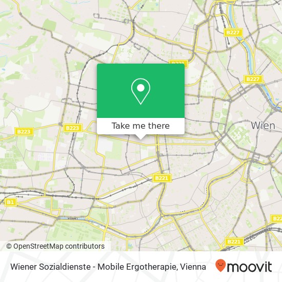 Wiener Sozialdienste - Mobile Ergotherapie map