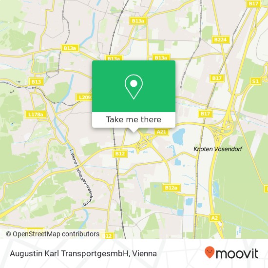 Augustin Karl TransportgesmbH map