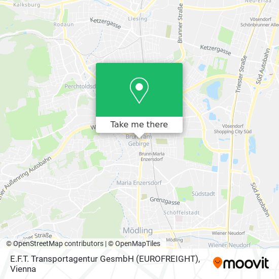 E.F.T. Transportagentur GesmbH (EUROFREIGHT) map