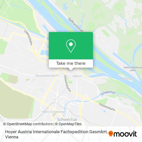 Hoyer Austria Internationale Fachspedition GesmbH map