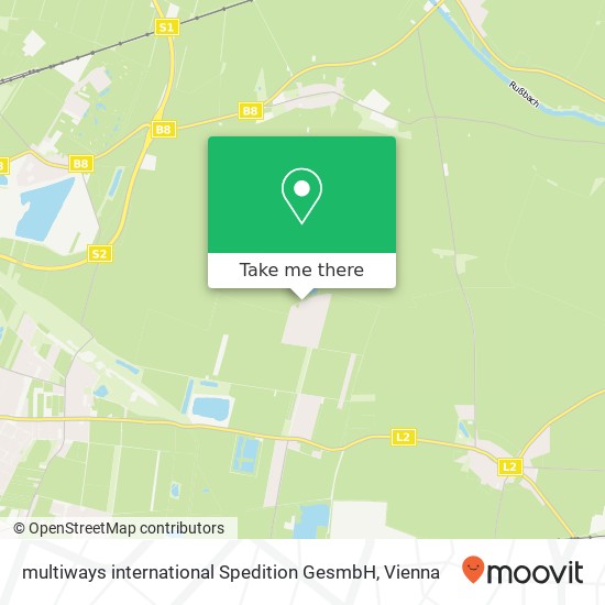 multiways international Spedition GesmbH map