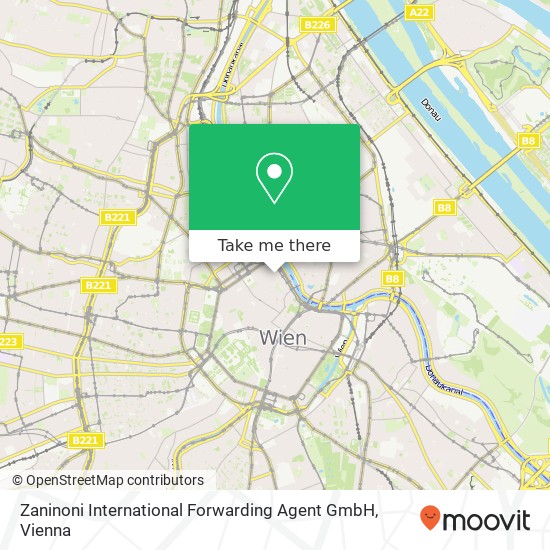 Zaninoni International Forwarding Agent GmbH map