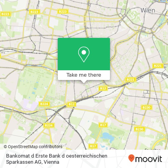 Bankomat d Erste Bank d oesterreichischen Sparkassen AG map