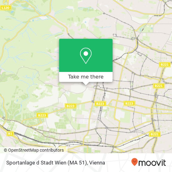 Sportanlage d Stadt Wien (MA 51) map