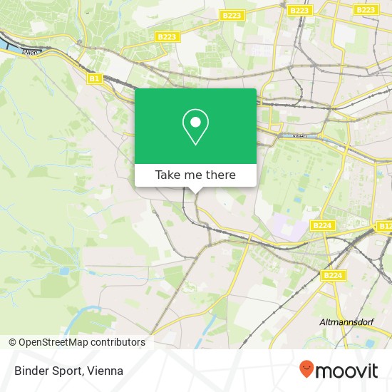 Binder Sport map