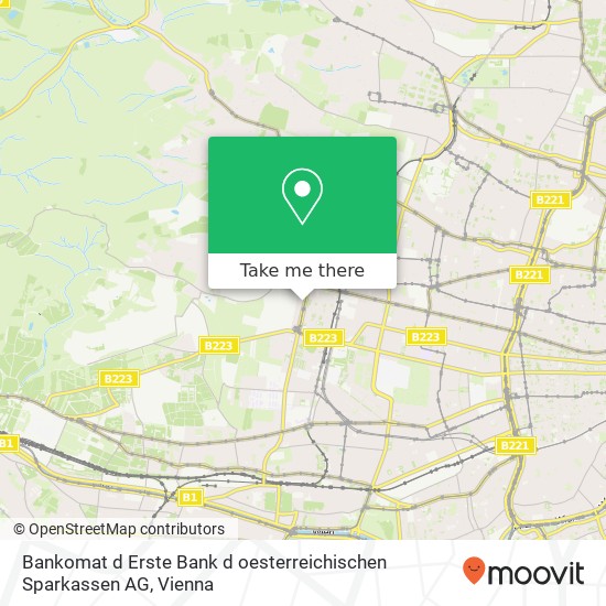 Bankomat d Erste Bank d oesterreichischen Sparkassen AG map