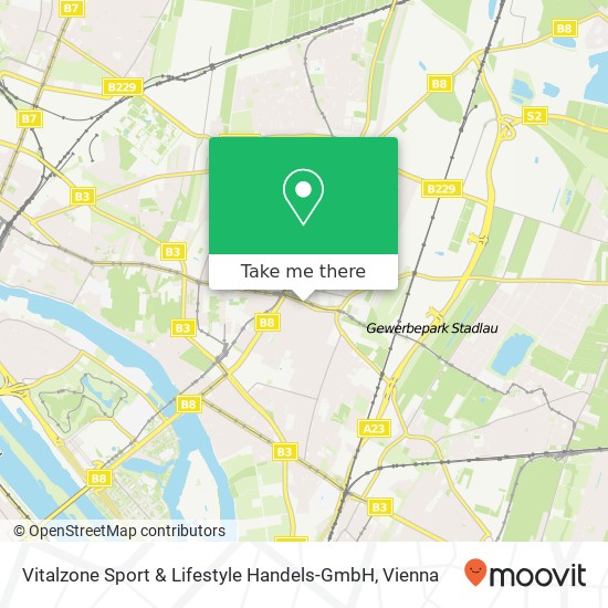 Vitalzone Sport & Lifestyle Handels-GmbH map