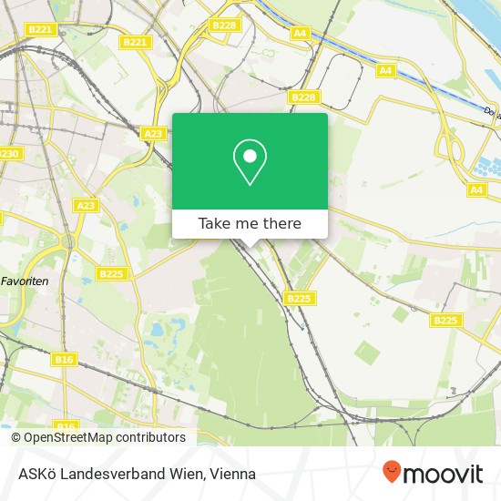 ASKö Landesverband Wien map