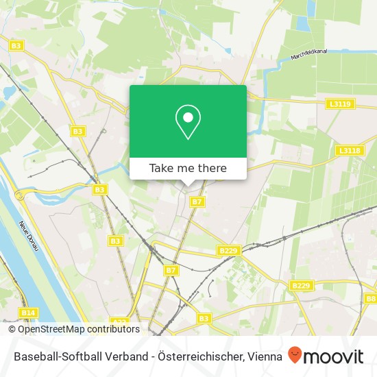 Baseball-Softball Verband - Österreichischer map