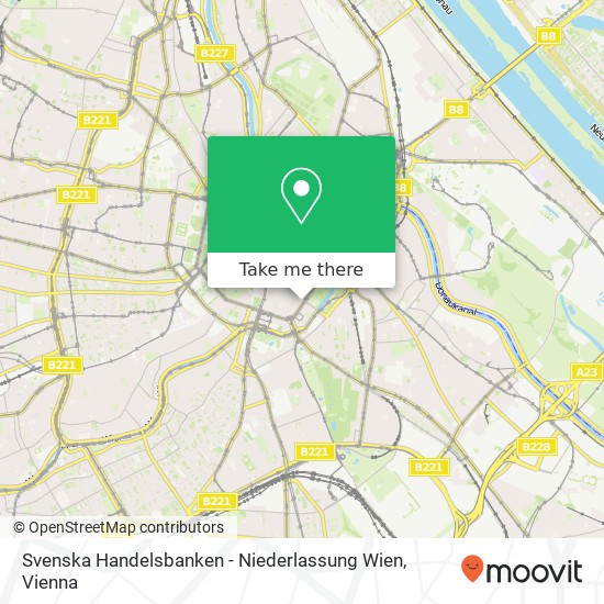 Svenska Handelsbanken - Niederlassung Wien map