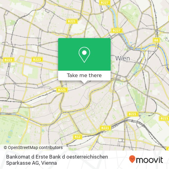 Bankomat d Erste Bank d oesterreichischen Sparkasse AG map