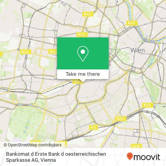Bankomat d Erste Bank d oesterreichischen Sparkasse AG map