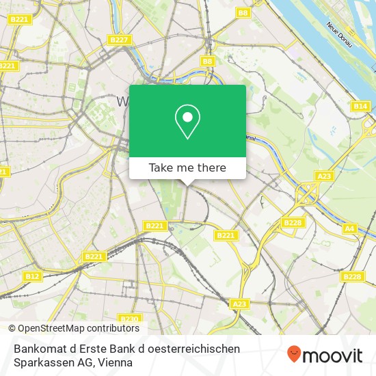 Bankomat d Erste Bank d oesterreichischen Sparkassen AG map