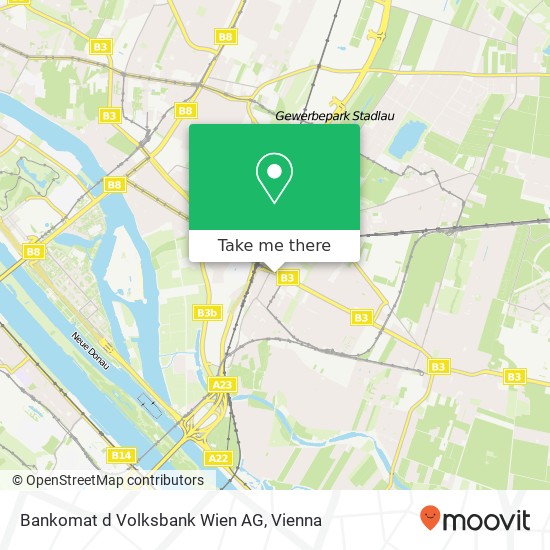 Bankomat d Volksbank Wien AG map