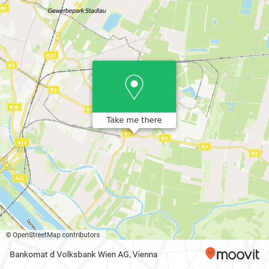Bankomat d Volksbank Wien AG map