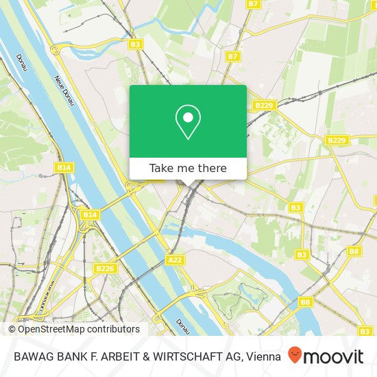 BAWAG BANK F. ARBEIT & WIRTSCHAFT AG map