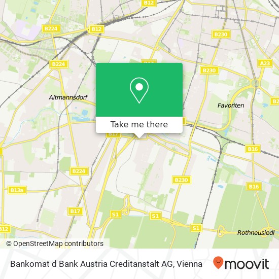 Bankomat d Bank Austria Creditanstalt AG map