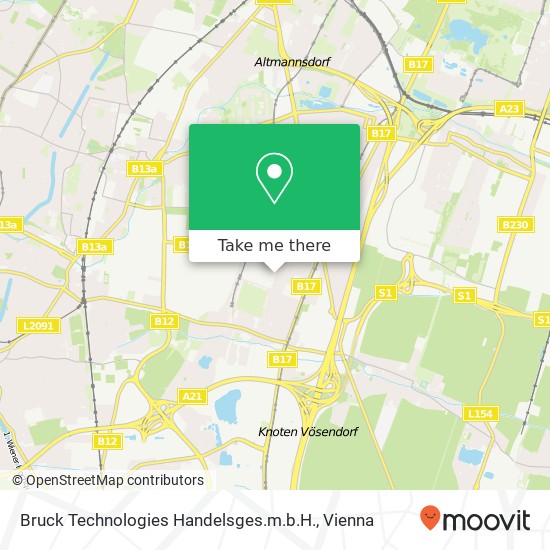 Bruck Technologies Handelsges.m.b.H. map