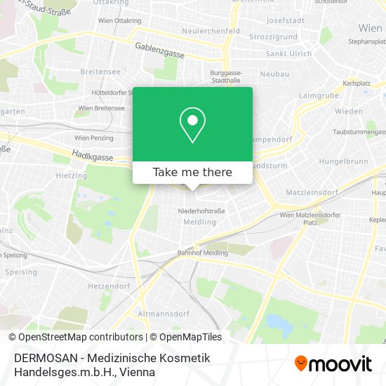DERMOSAN - Medizinische Kosmetik Handelsges.m.b.H. map