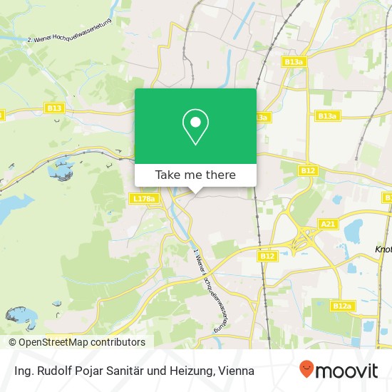 Ing. Rudolf Pojar Sanitär und Heizung map