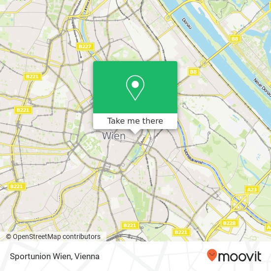 Sportunion Wien map