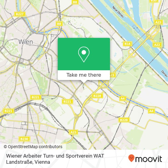 Wiener Arbeiter Turn- und Sportverein WAT Landstraße map