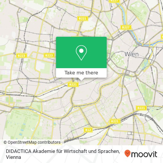 DIDACTICA Akademie für Wirtschaft und Sprachen map