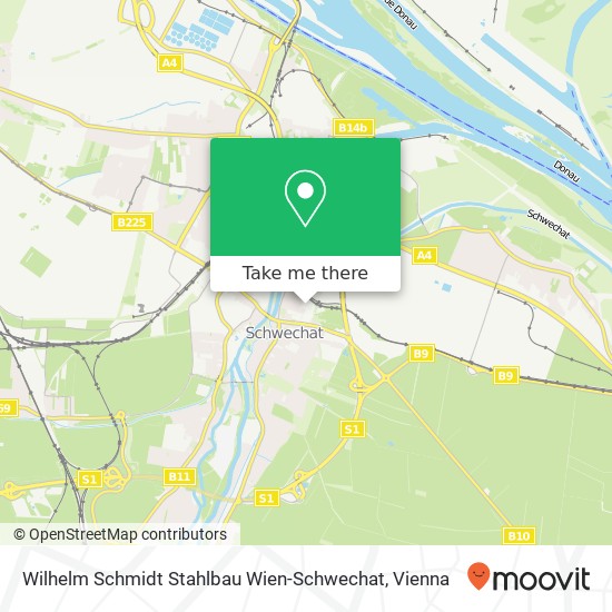 Wilhelm Schmidt Stahlbau Wien-Schwechat map