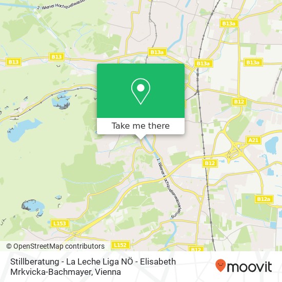 Stillberatung - La Leche Liga NÖ - Elisabeth Mrkvicka-Bachmayer map