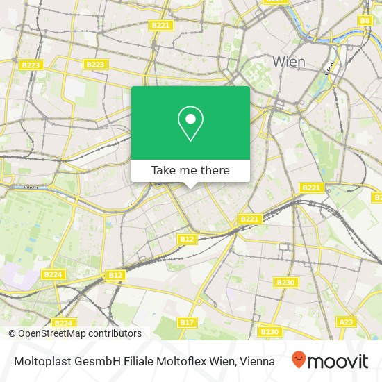 Moltoplast GesmbH Filiale Moltoflex Wien map