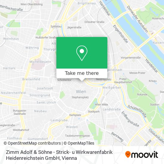 Zimm Adolf & Söhne - Strick- u Wirkwarenfabrik Heidenreichstein GmbH map