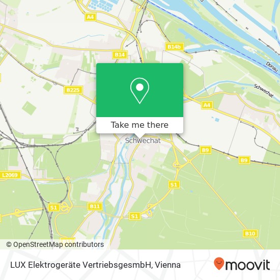 LUX Elektrogeräte VertriebsgesmbH map