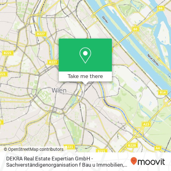 DEKRA Real Estate Expertian GmbH - Sachverständigenorganisation f Bau u Immobilien map