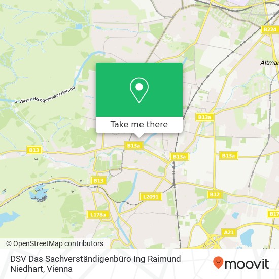 DSV Das Sachverständigenbüro Ing Raimund Niedhart map