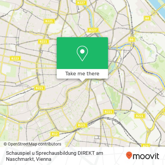 Schauspiel u Sprechausbildung DIREKT am Naschmarkt map