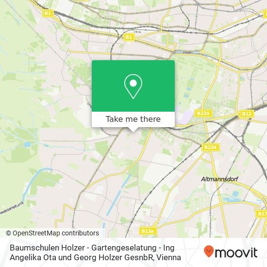 Baumschulen Holzer - Gartengeselatung - Ing Angelika Ota und Georg Holzer GesnbR map