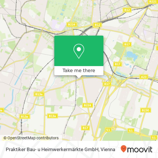 Praktiker Bau- u Heimwerkermärkte GmbH map