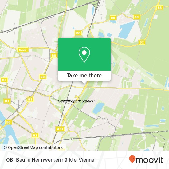 OBI Bau- u Heimwerkermärkte map