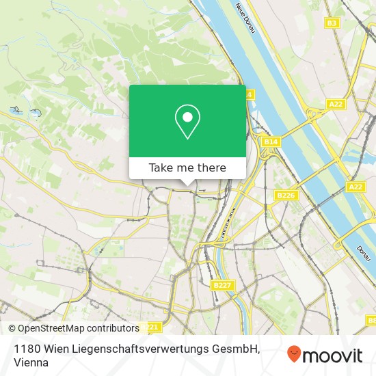 1180 Wien Liegenschaftsverwertungs GesmbH map