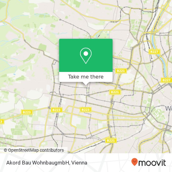 Akord Bau WohnbaugmbH map