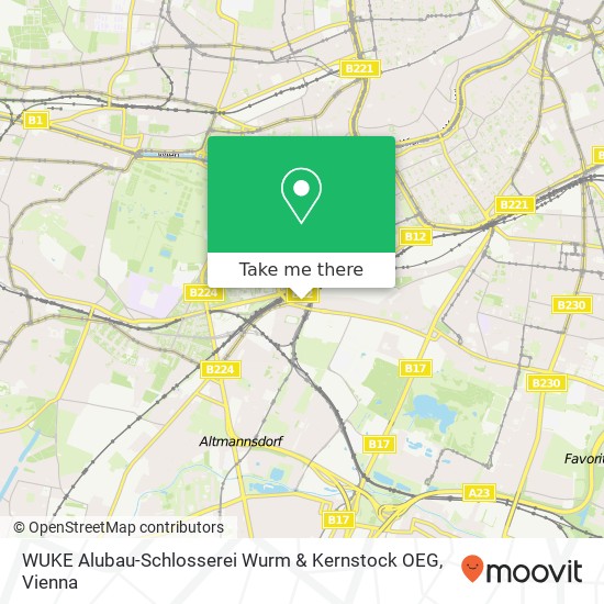 WUKE Alubau-Schlosserei Wurm & Kernstock OEG map