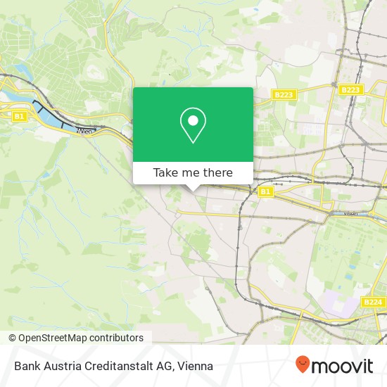 Bank Austria Creditanstalt AG map