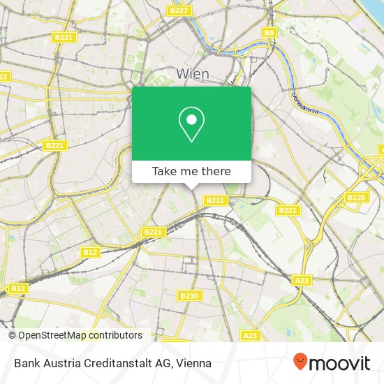 Bank Austria Creditanstalt AG map