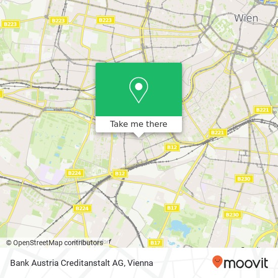 Bank Austria Creditanstalt AG map