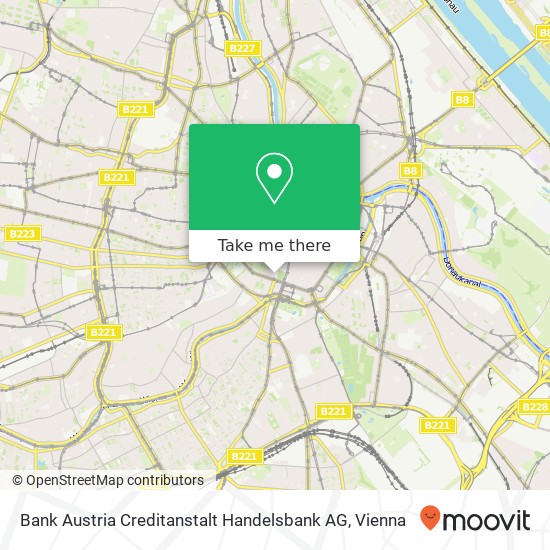 Bank Austria Creditanstalt Handelsbank AG map