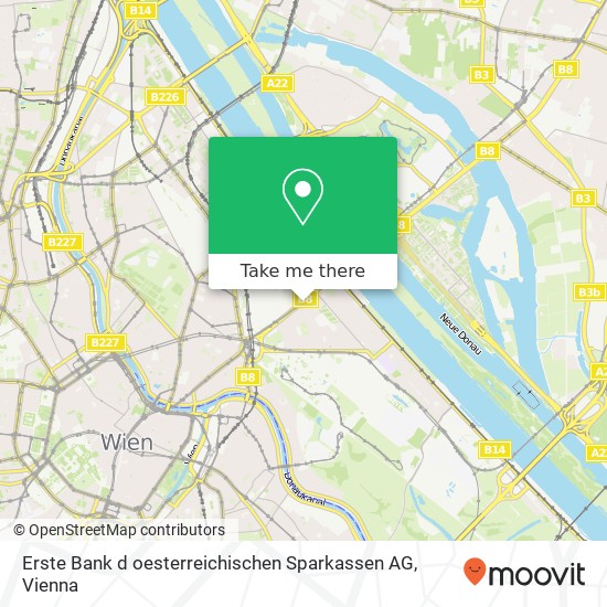 Erste Bank d oesterreichischen Sparkassen AG map