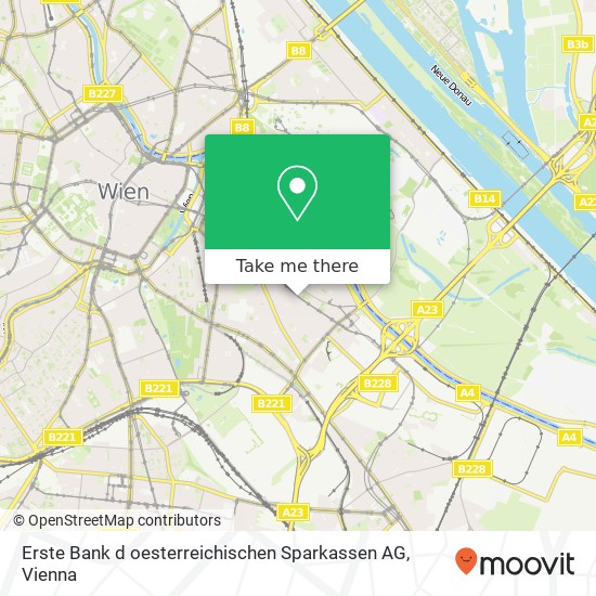 Erste Bank d oesterreichischen Sparkassen AG map