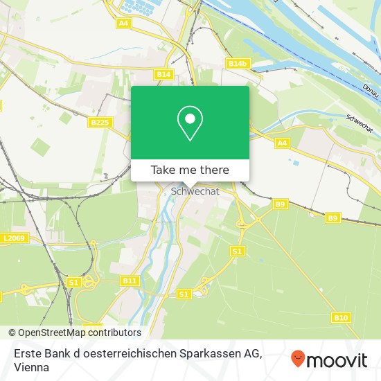 Erste Bank d oesterreichischen Sparkassen AG map