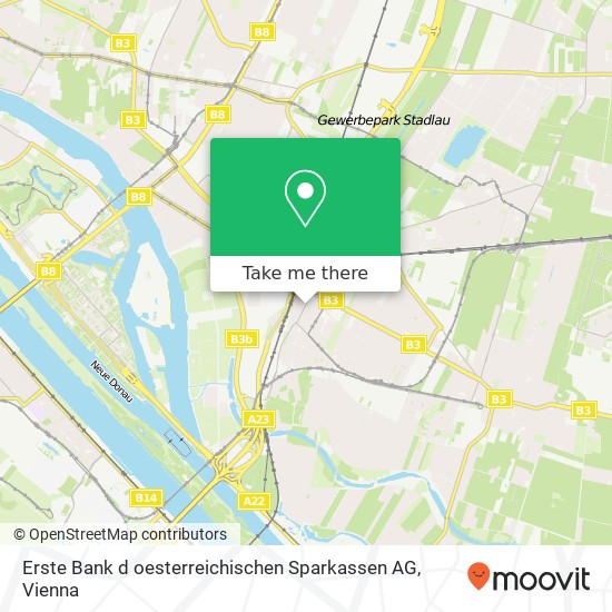 Erste Bank d oesterreichischen Sparkassen AG map